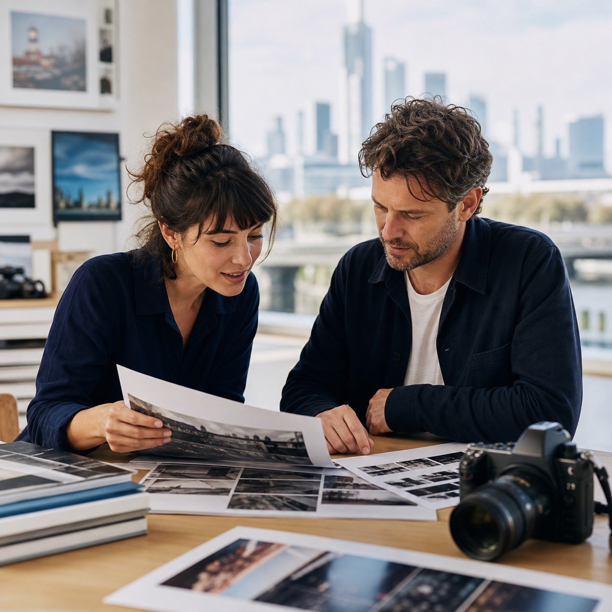 Regionale Partner besprechen gemeinsam ein Fotoprojekt